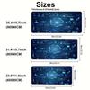 SciFi Tech Dashboard Gaming Mousepad Non Slip Rubber Base Keyboard Desk Mat Futuristic Circuit Print Pc Desktop Gamer Mousepad