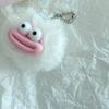 Mini Funny Clown Keychain Plushies Big Mouth Plush Pendant Cute Sausage Mouth Keyring  Bag Pendant