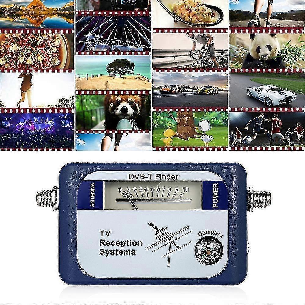 Dvb-t Professional Tv Antenna Finder Digital Aerial Signal Meter Pointer Tv Satellite Receiver