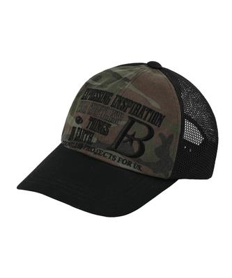 BAUF B Logo Mesh Ball Cap [Camo Black]