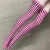 5pairs/lot Zebra Striped Doll Stockings for Blythe Dolls Elastic Thigh High Stocking Long Sock For Barbie 1:6 Doll Accessories