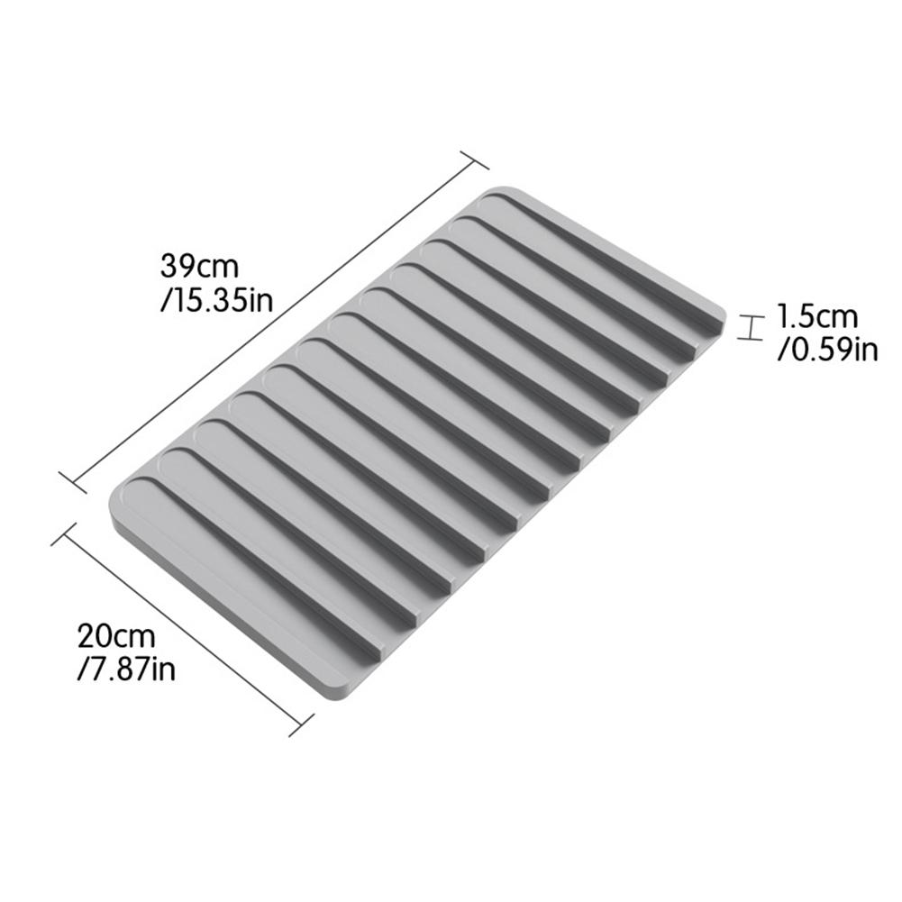 Bathroom Vanity Protector Self-Draining Kitchen Mat Non-Slip Drying Pad Non Slip Drying Pad For Kitchen Air Circulation