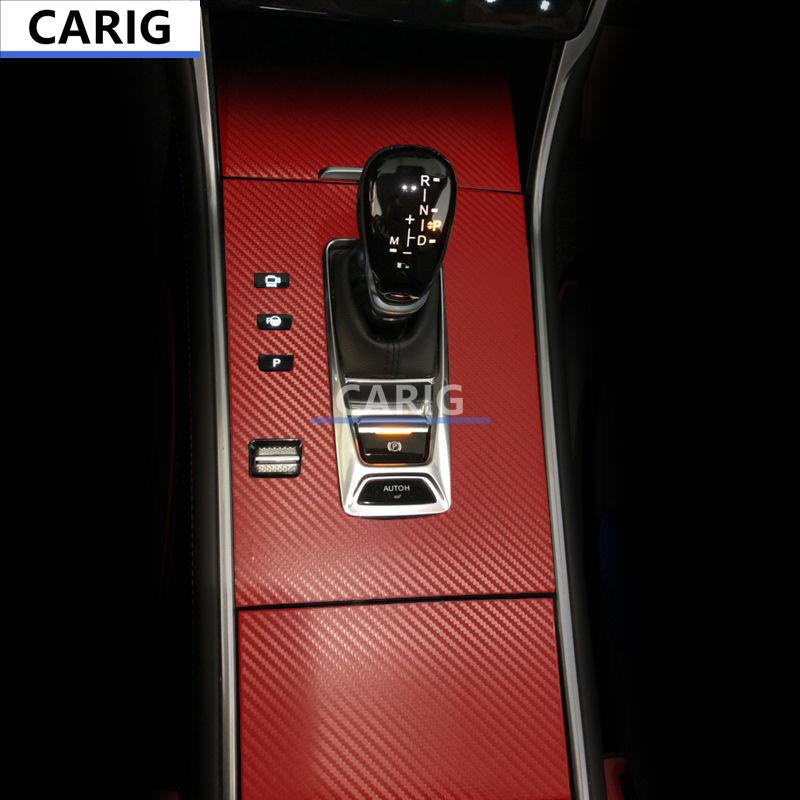 For CHANGAN CS75 18-21 Gear Panel Sticker Modified Carbon Fiber Interior Car Protective Film Accessories Modification