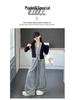 2025 Girls' Trendy Two-Piece Autumn Set: Cardigan Sweater & Wide-Leg Pants