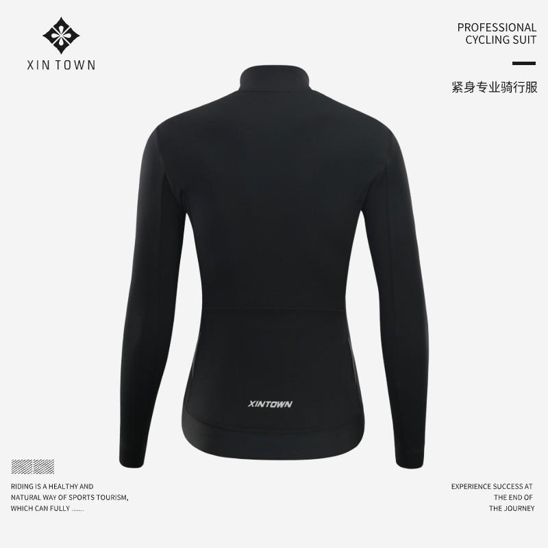 Minimalist High-Elastic Fleece Cycling Jersey Road Bike Riding Breathable Quick-Dry Unisex Fit