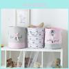 Children Fabric Storage Bin With Cartoon Design For Toy And Clothing Organization