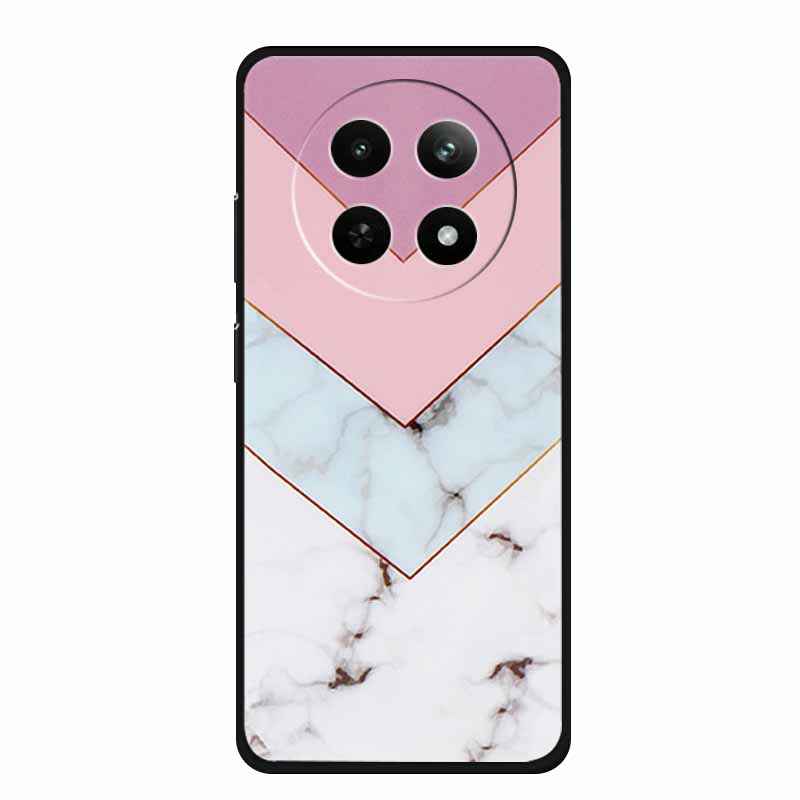Case For Realme 13 Plus Marble TPU Soft Silicone Back Cover For Realme 13+ Cases Protective Mica Painted Colorful Bumper Capa