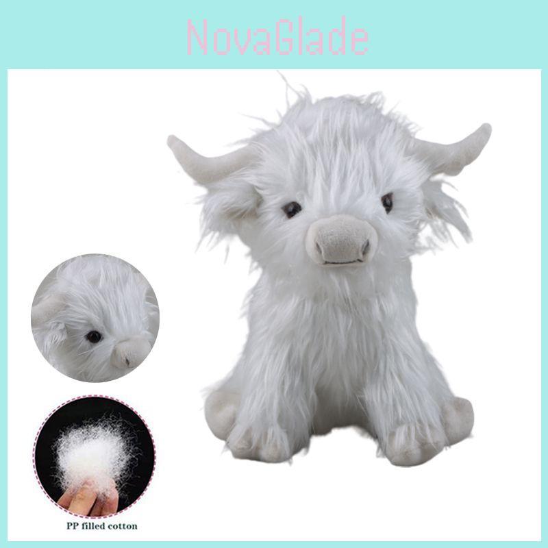 Entzückendes 9,4 Zoll schottisches Hochlandrind Plüschtier Geschenk für Kinder