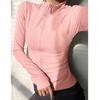Grinding yoga clothes, high-end jackets, women's new sports running tops, stand-up collar, tight and thin zipper fitness clothes