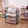 Simple Multi-layer Metal Shoe Rack for Dorms and Doorways - Economical and Reinforced Cabinet