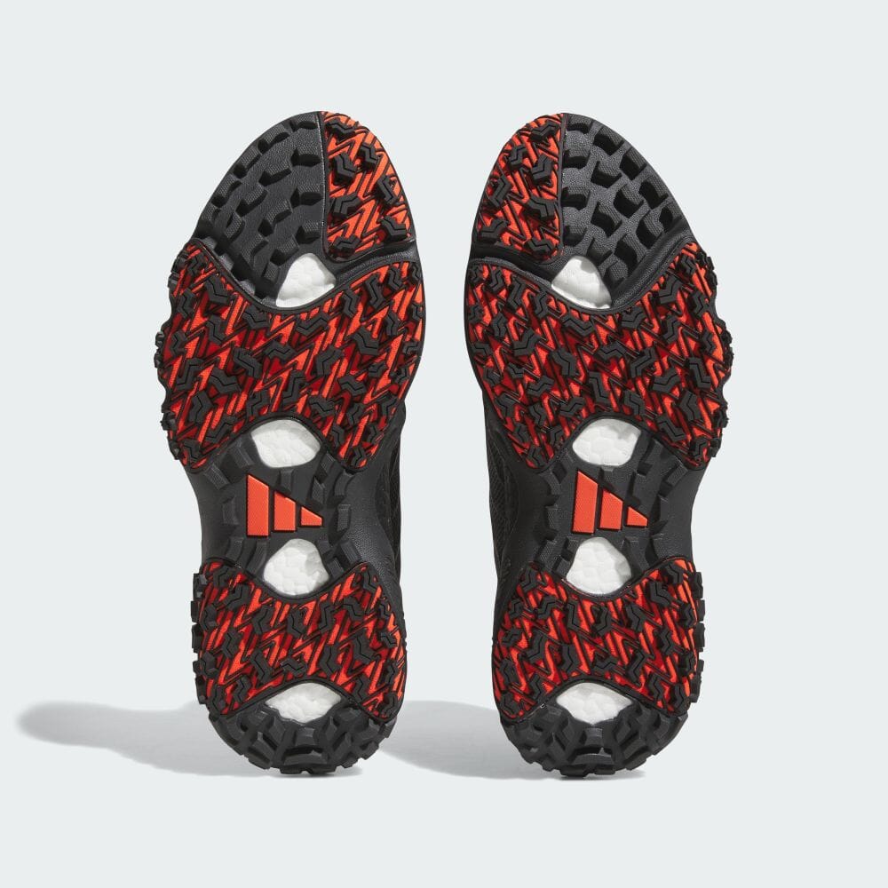 Adidas Code Chaos Snøreløse Core Black Sko & Fottøy Sportssko Unisex GOLF GV6907 Core Black/Semi Solar Red/Gray Four