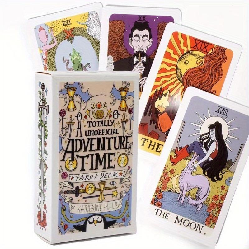 Adventure Time Tarot Cards, Pocket Edition Tarot Cards For Beginners Divination Tools Fortune Telling Game Board Game Cards