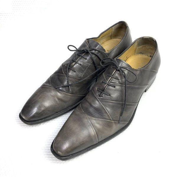 

Heyraud 1921 Handmade Wholecut Leather Shoes Gray 44 27.5-28.5(USED)