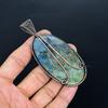 Tree Of Life Azurite Malachite Pendant, Handmade Gemstone 999 Copper Wire Wrap Pendant Antique Jewelry, For Gift Copper Jewelry