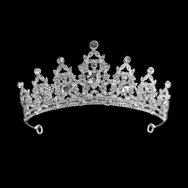 New Bridal Headpiece Crown Luxury Wedding Jewelry Headband Princess Birthday Tiara