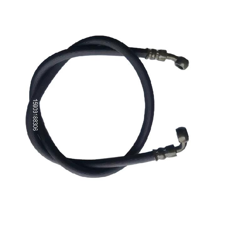 universal black rubber sae j1401 standard car motorcycle hydraulic brake hoses for lifted trucks