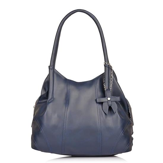 Fostelo Damen Vegan Leder Classics Handtasche Schultertasche Hobo Bag Damen Geldbörse (Groß)