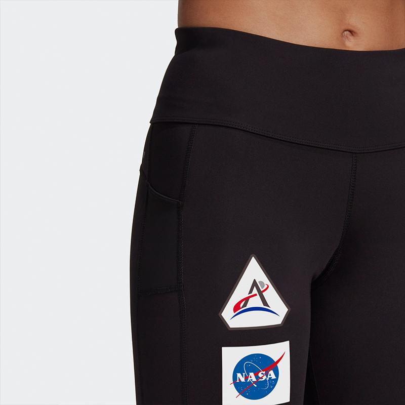 Adidas Space Techfit Running Tights Women Bottoms Black GK6990