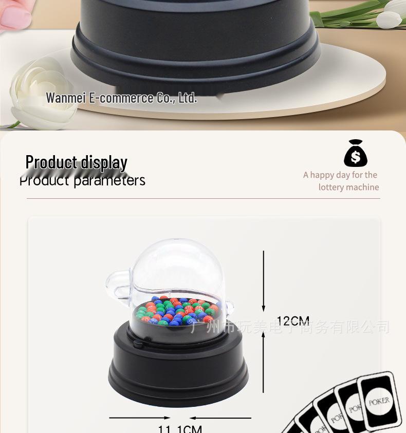 Electric Lucky Shake Machine: Lottery Number Selector - 3 Models Available