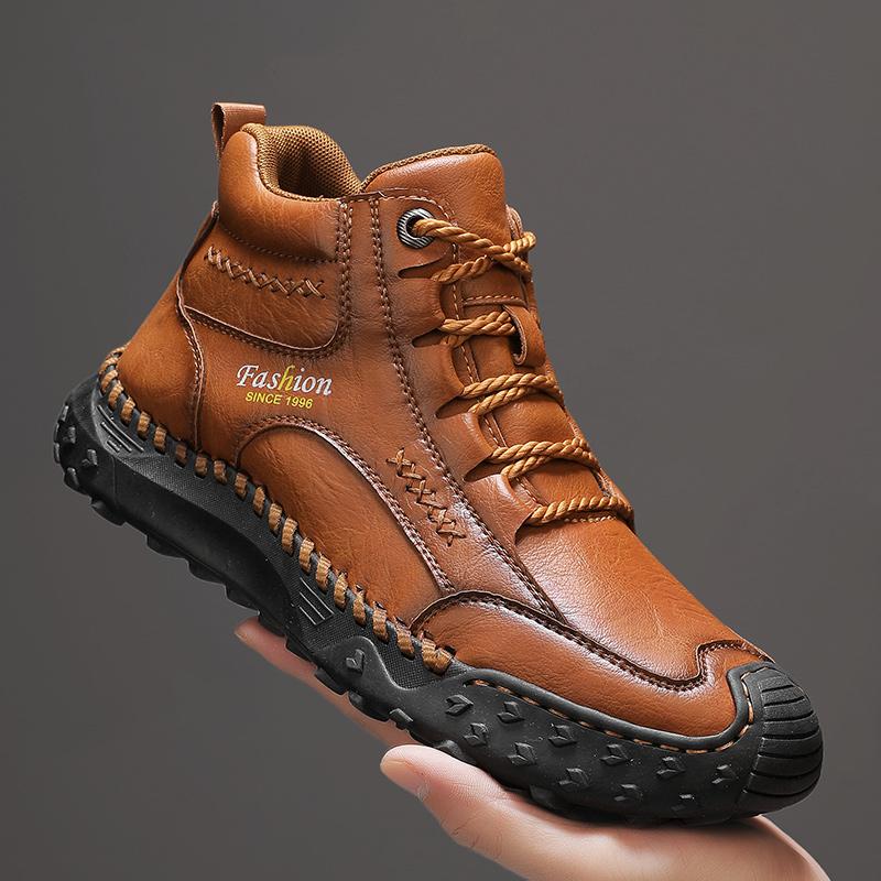 Autumn /Spring Mens Handmade Boots  Comfortable Ankle Boots for Men Casual Shoes Tooling Shoes  Mens Chelsea Ankle Boots