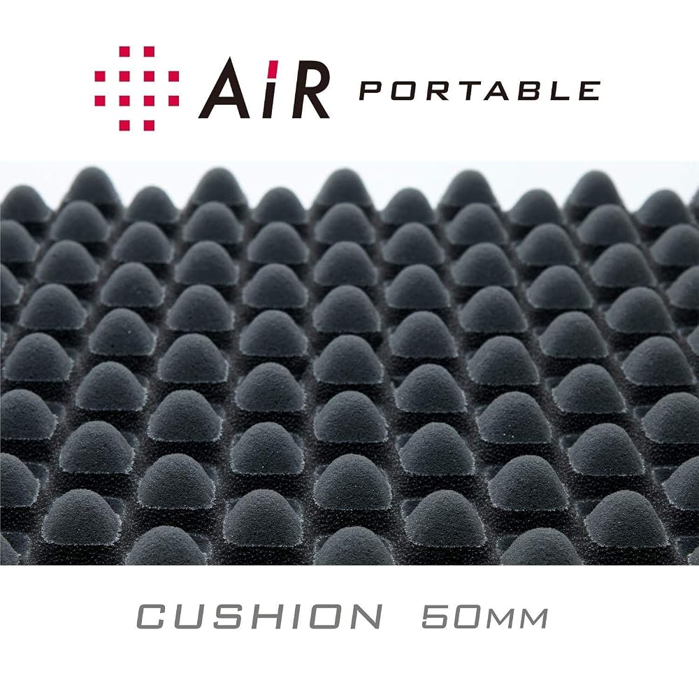 Nishikawa Air Portable Cushion 40x40cm Square Type, Textured Surface, Pressure Distribution,