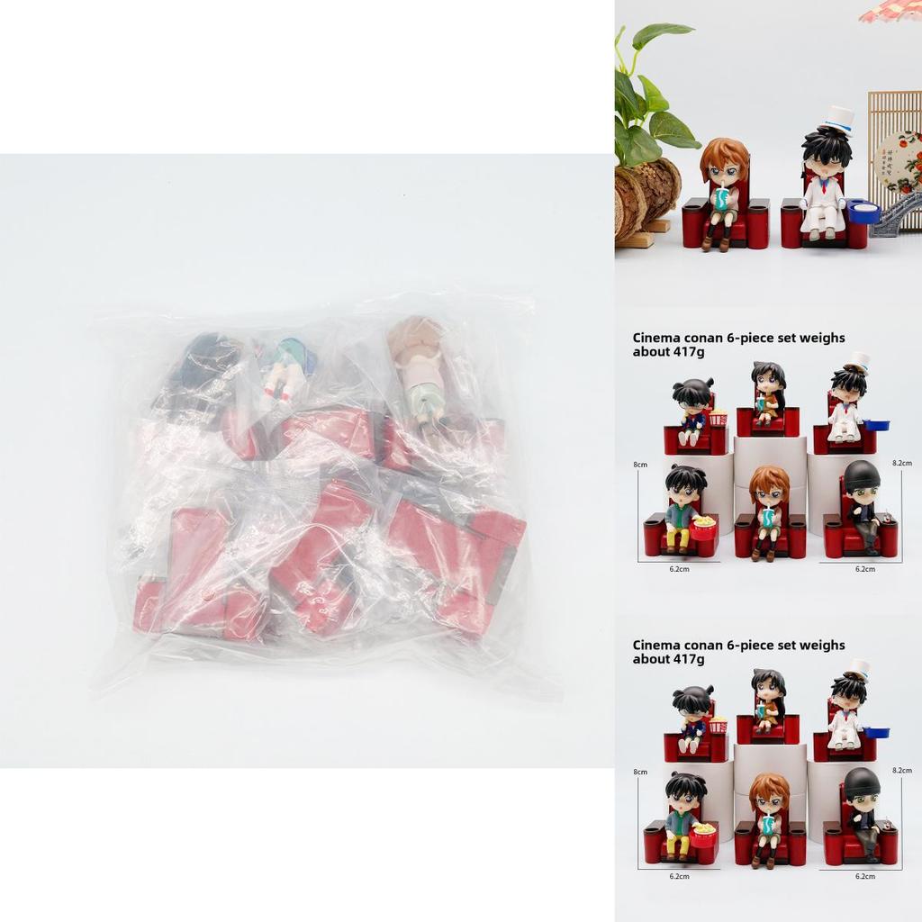 Detective Conan Rachel Moore Anita Hailey Kuroba Kaito Movie Theater Figurines For Office Desk