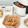 50 stücke Küche Air Friteuse Papier Backen Öl-Absorbieren Papiere Air Friteuse Zubehör Disposabl