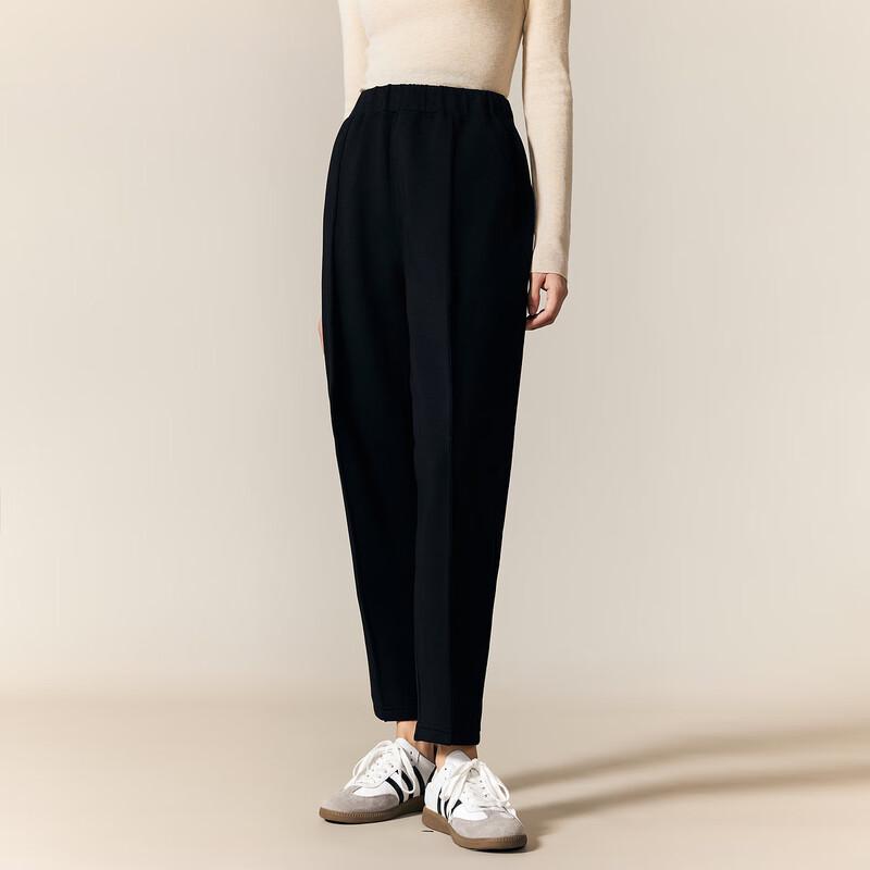 Gejin Women's Winter Tapered Harem Pants