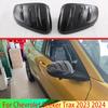 For Chevrolet Seeker Trax  2024 Car Accessories Carbon Fiber Style Door Side Mirror Cover Trim Rear View Cap Overlay Molding