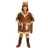 Costume Viking Enfant 5-6 Ans - VIVING - Couche D'usure, Bottes, Ceinture Et Casque