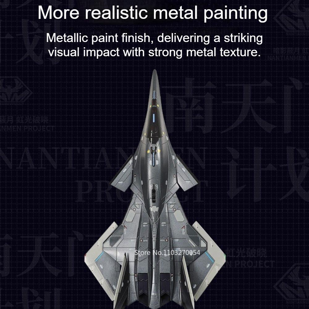 1:50 1:144 Bai Di Aerospace Fighter Model Alloy Diecast Toys Car Bracket Head Can Rotate Metal Body Exquisite Models Collection