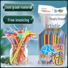 ZISIZ PLA Disposable Art Straws