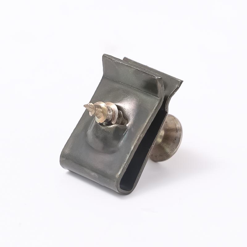 Metal U-Type Screw Fastener Clip Car Screw Base Anti-rust Clamp Fastener Bumper Fender Trim Panel Fastener Board Protection Clip