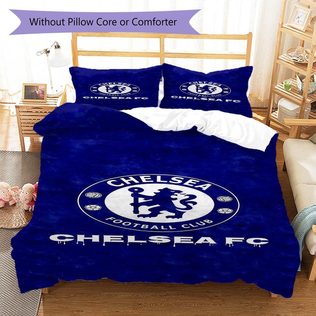 The Blues logo  Pattern Bedding Quilt Set Quilt Cover Pillowcase Home Decoration Birthday Gift (1 * duvet cover + 2 * pillowcase, without core)