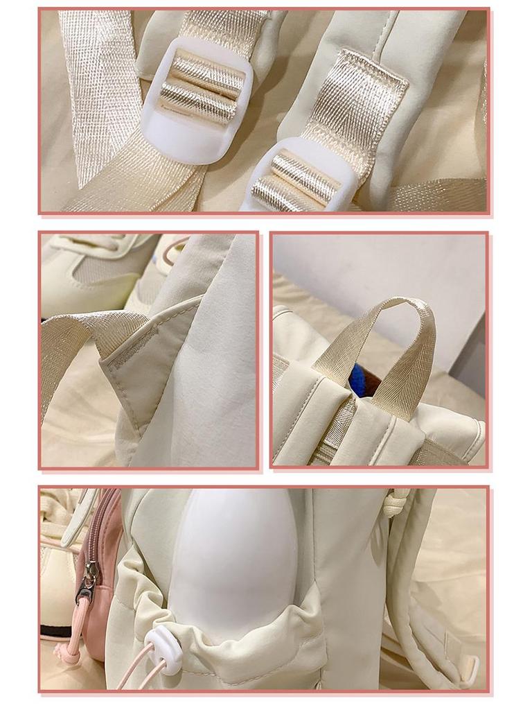 Adorable Large Capacity Rabbit Anime Backpack for High School Girls