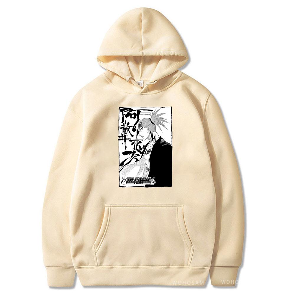 Japan Manga Kuchiki Rukia Bleach Hoodies Anime Styles Vintage Clothes Harajuku Long Sleeve Warm Women Hooded Sweatshirts