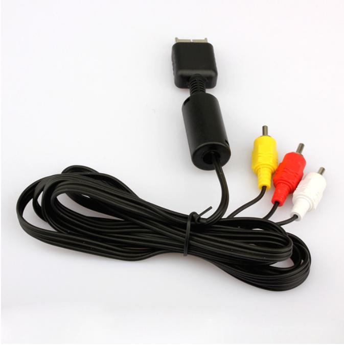 PS2 PS3 AV Cable, AV to RCA Cable Cord for Playstation 2 3 /PS2/PSX/PS3 Slim