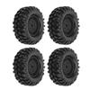4PCS RC Wheel Tires Rubber Tyre Replacement for Climbing Vehicle Off Road Car 96MM Diameter