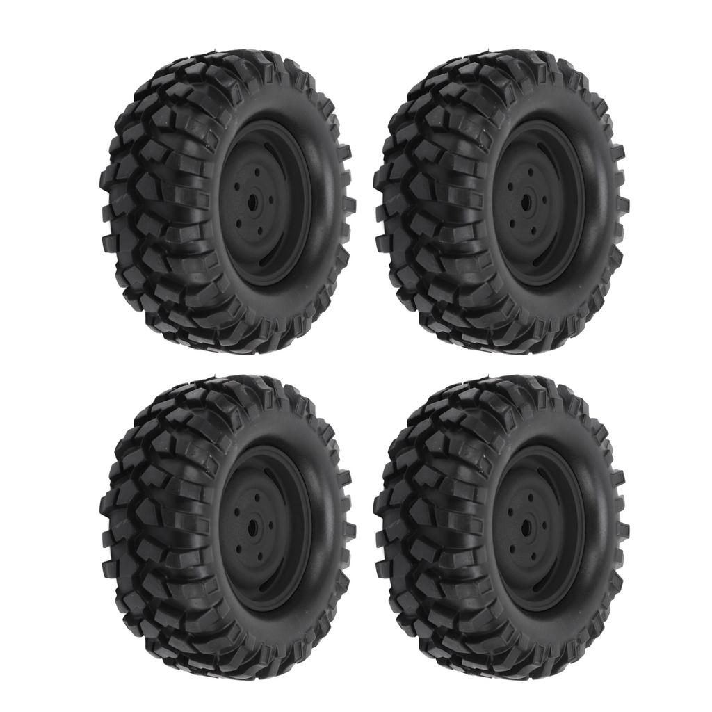 4PCS RC Wheel Tires Rubber Tyre Replacement for Climbing Vehicle Off Road Car 96MM Diameter