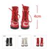 Handmade Children Doll Accessories Birthday Gifts 1/6 Doll Doll Boots PU Leather Shoes Shoes