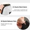 1Pair Half Finger Cycling Fingerless Gloves Anti-Slip Fishing Gloves Gym Fitness Gloves  Fishing