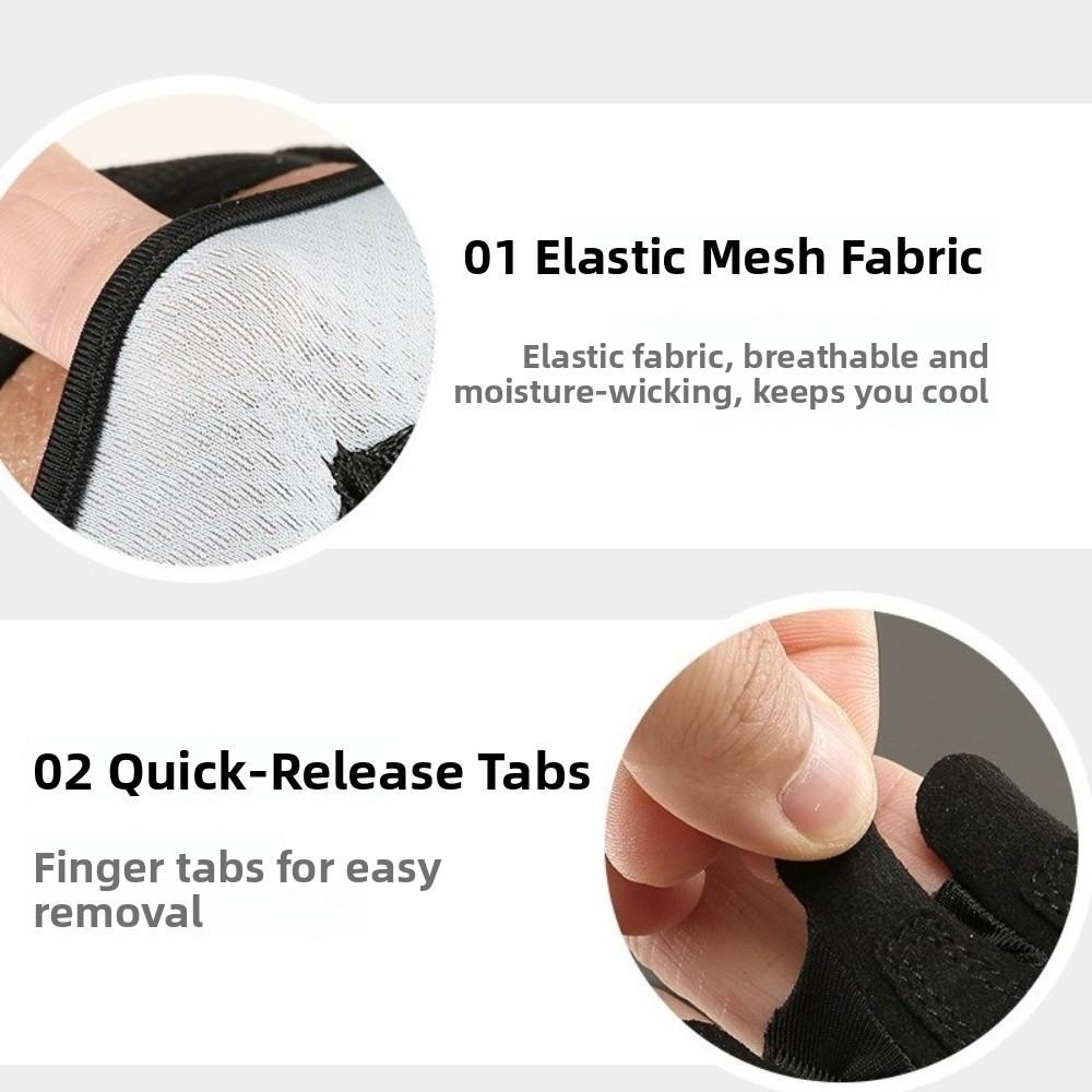 1Pair Half Finger Gym Fitness Gloves Anti-Slip Sport Riding Gloves  Yoga Training