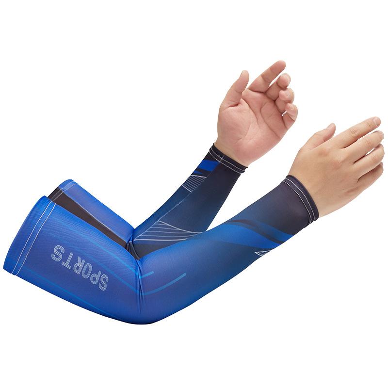Cycling Ice Sleeves for Men Summer Sports Ultraviolet-proof Cuff Driving Sun Protection Arm Sleeves Hiking Colorful Fishing