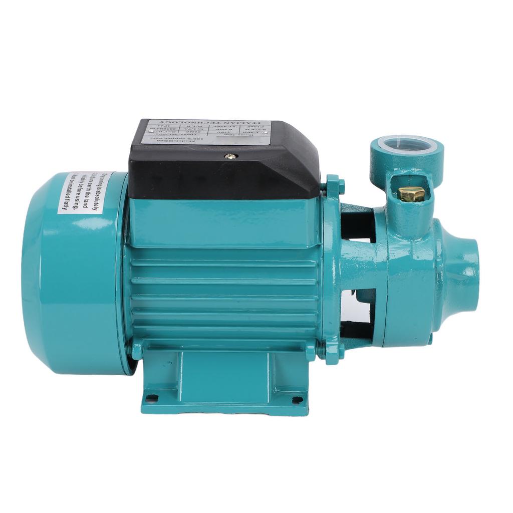 Centrifugal Pump 0.5 Horsepower 36m High Lift 36LPM Flowrate Self Priming Pump for Water Farm Irrigation