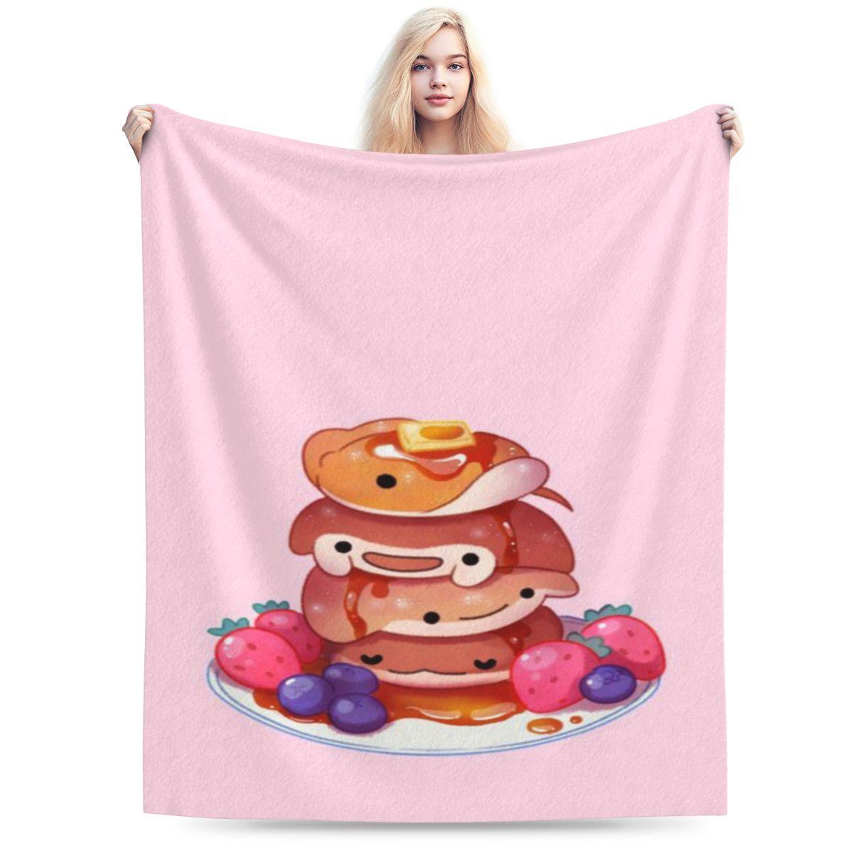 

Fluffy Sea Pancakes Custom Warm Decorate Home An UltraSoft Micro Fleece Blanket 75x100cm 30x40in