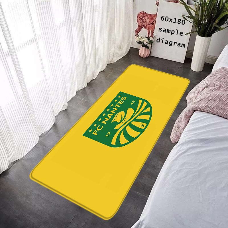 Doormat Flannel Floor Mat Indoor Foot Rug Prayer Bedside Mats F-FC Nantes Kitchen Corridor Water Absorbent Carpet Balcony Decor