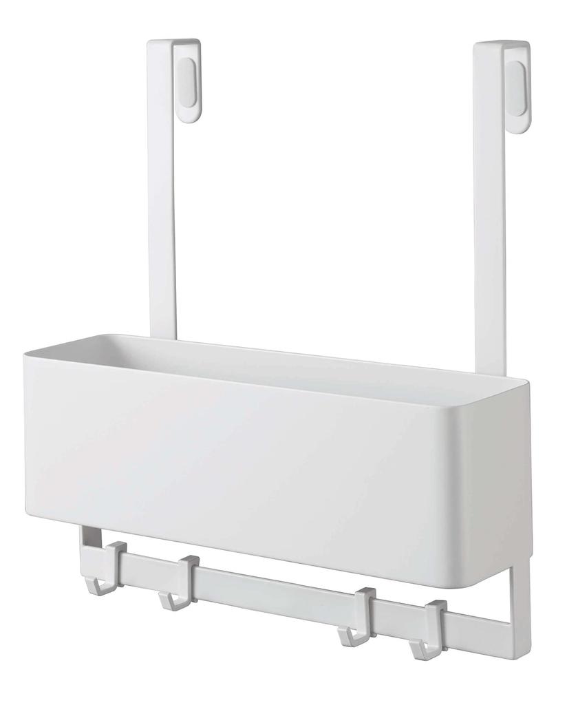 Yamazaki Smart Shoe Cabinet Door Storage Rack with 24cm W x 10cm D x 26cm H using door included Umbrella and Shoe Care Entryway Product 5536 Hooks,