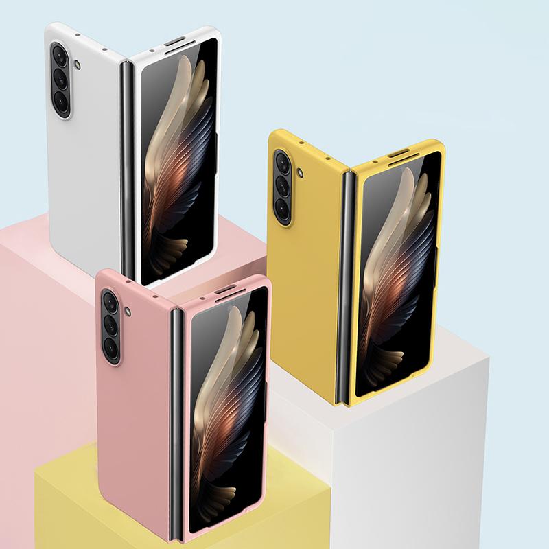 For Samsung Galaxy Z Fold5 5G Hard PC Phone Case Rubberized Shock Absorption Defender Cover