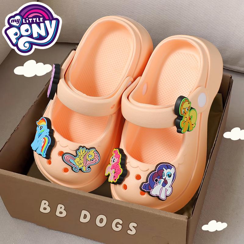 Garden Shoes Age-Size Female Parent-Child Beach Sandals Light Bottom Hole Shoes DIY