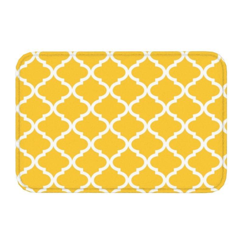 Geometric Pattern Carpet Mat Rubber Backing Rug Geometric Patterns for Modern Home Decoration Floor Mat Door Mat Non-slip Rug